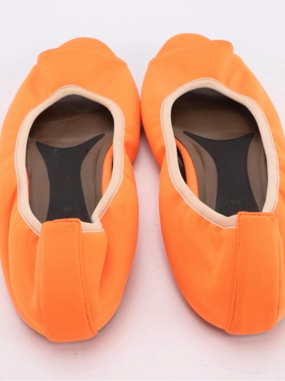 Marni Orange Open-Toe Ballet Flats - Picture 4 of 5